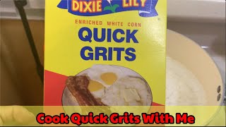 Cook Quick Grits with Me! 🍽️✨ Using Dixie Lily for that smooth, creamy perfection!