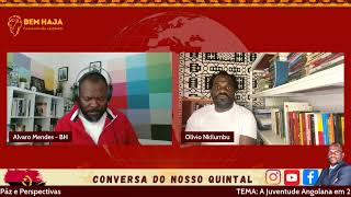 Angola Não é um bom lugar para se viver infelizmente, Olívio NKilumbu