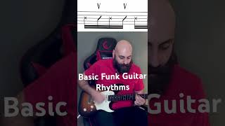 Funk Guitar Right Hand Basics #guitar #guitarlesson #guitarist