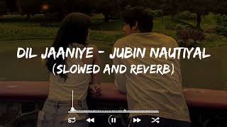Dil Jaaniye || Jubin Nautiyal || Slowed And Reverb || Tranding Lofi Song || Bollywood Lofi Songs