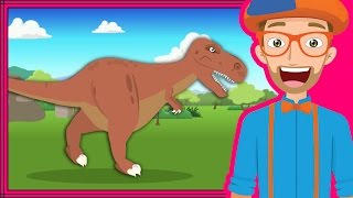 The Dinosaur Song by Blippi | Dinosaurs Cartoons for Children