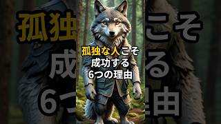 孤独な人こそ成功する 6つの理由 #雑学 #AI #ChatGPT #成功者 #自己啓発