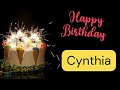 Happy birthday Cynthia