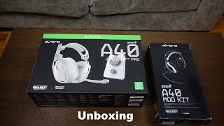 Astro A40 TR + Black Ops III Mod Kit Unboxing [Xbox one]