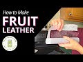 How to Make Fruit Leather [Just TWO Ingredients!]