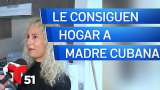 Madre cubana y sus hijos ya tienen nuevo hogar