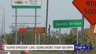 Tampa man arrested for going 114 mph on Gandy Bridge as Florida cracks down on ‘super speeders'