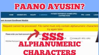 Paano Ayusin ang Alphanumeric Characters | How To Solve Alphanumeric Characters | SSS Online