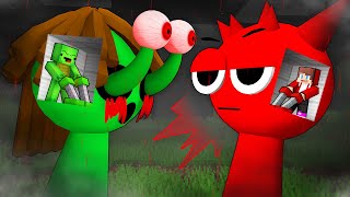 JJ and Mikey: SPRUNKI Control Mind Battle in Minecraft - Maizen