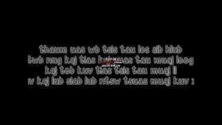 Tsom Xyooj - Koj siab dub with lyric on Screen Tsom Xyooj - Koj siab dub with lyric on Screen