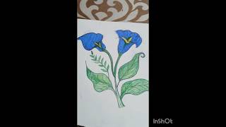 Beautiful flower painting series part 1#creative  #craft #india #nature