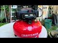 NEW CRAFTSMAN AIR COMPRESSOR 6 GALLON RONS BEERS  TOOLS #  897