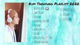 [BTS] Kim Taehyung V Playlist 2020 | Solo and Cover Songs | With Subtitles | With Translation