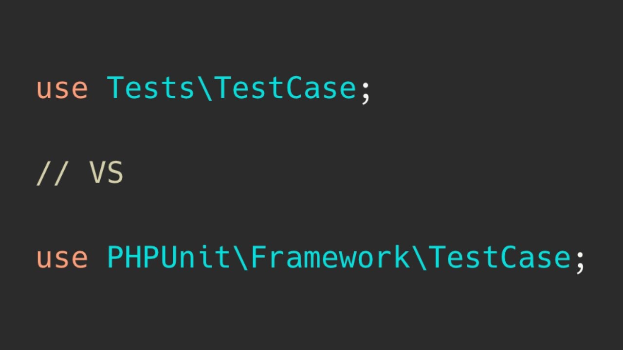 Laravel Testcase Vs Phpunit Testcase The Differences Youtube Laravel Testcase Vs Phpunit Testcase The Differences Youtube