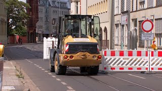 Straße der Jugend gesperrt - Baumaßnahmen an Cottbuser Hauptverkehrsader