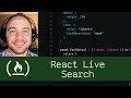 React Live Search  (P5D81) - Live Coding with Jesse