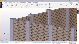 How to Create masonry wall Fence in Tekla Structures 2016i