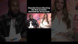 Shamiek Moore Shoots His Shot at Hailee Steinfeld… and Fumbles! 😂🎤✨