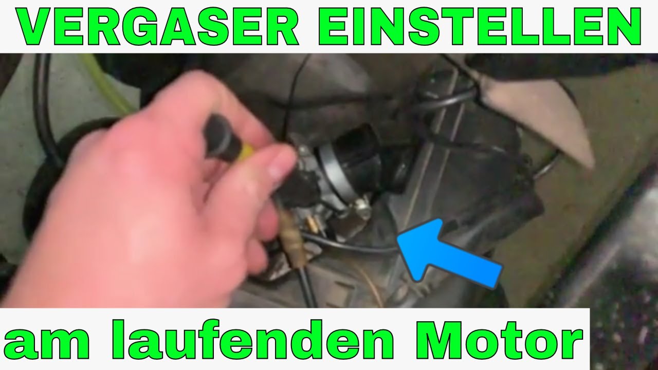 [TUTORIAL] Vergaser Grundeinstellung Machen - LIVE Am Roller / Vergaser ...