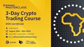 Binance 3-Day Online Trading Masterclass for Africa