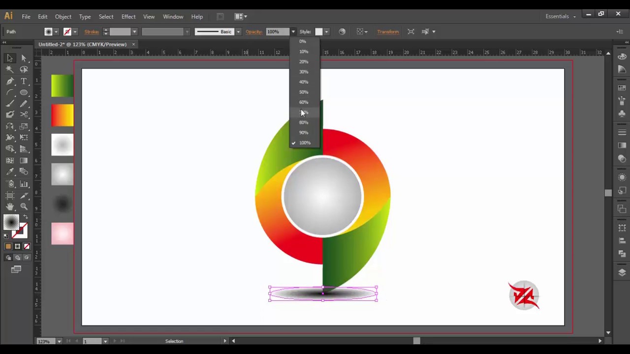 Illustrator Tutorial 3d Logo Design Youtube