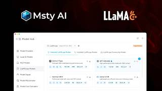 Run local models using LLaMA.cpp with Msty Studio