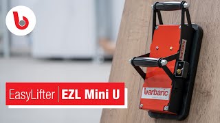 Barbaric Easy Lifter EZL Mini U // 80 kg // Mobile suction cup for structured surfaces