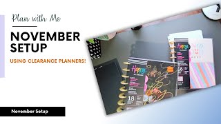 Plan With Me: Setting Up My November Planner