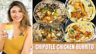 How To Make The BEST Low Carb & Keto Chipotle Chicken Burrito EVER! Chipotle Dupe
