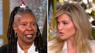 Sara Haines Collides with Whoopi Goldberg in Hilarious Holiday Toy Segment on The View