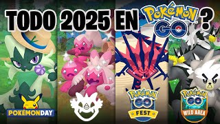 ESTOS SERÁN TODOS LOS EVENTOS DE 2025 EN POKEMON GO...!?