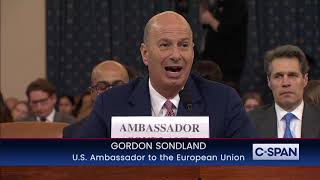 Ambassador Gordon Sondland Complete Opening Statement