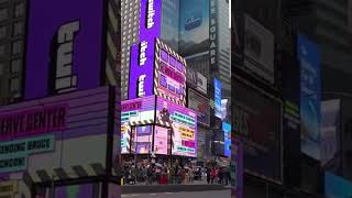 TIMES SQUARE VIEW NYC 🚕🗽🇺🇸 #nyc #timessquare #travel #usa  #manhattan #shorts #viralshorts