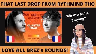 REACTION to Rythmind vs BreZ | GRAND BEATBOX BATTLE 2021: WORLD LEAGUE | Quarter Final + My Faves! 🔥