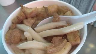 錦田粉仔掂 元朗店  手搓粉仔 自家制製作豬油渣 Pork Rinds handmade Noodles Soup