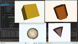 VTK Example - MultipleRenderWindows - Python
