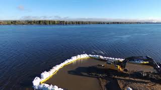 Floating silt Curtain and Coffer Dam