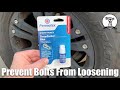 Blue Thread Locker to Prevent Bolts from Loosening