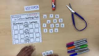 Sorting letters and numbers