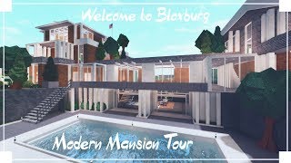 Roblox Bloxburg Contemporary Mansion - blush family home 165k roblox bloxburg youtube