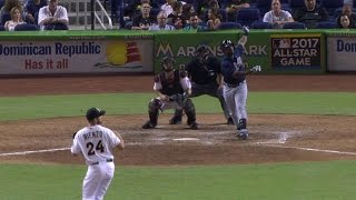 ATL@MIA: Garcia laces a two-run double to left