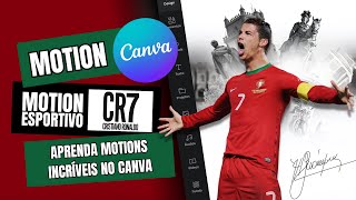 Motion Cristiano Ronaldo no canva - Crie uma Câmera 3D no CR7 usando o Canva