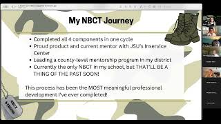 Component 4 2025 AL NBCT Boot Camp