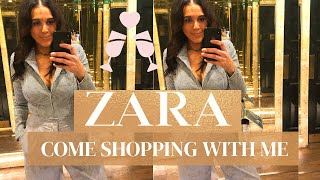 NEW IN ZARA COME SHOPPING WITH ME & TRY ON HAUL