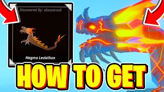 How To GET SECRET MAGMA LEVIATHAN In Fisch! (Magma Leviathan Location) Roblox