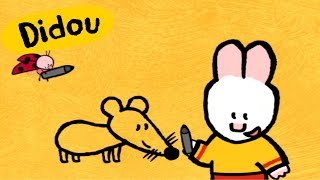 Didou - Comment dessiner une souris ? | Compilation pour enfants