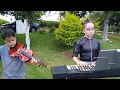 Hino 457 | Comigo está Jesus | Violino e Teclado | Maria Vitória CCB