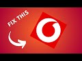 how to fix My Vodafone app not working