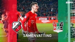 Strijd om Europees voetbal spannend tot de laatste minuut | Samenvatting FC Utrecht - N.E.C.