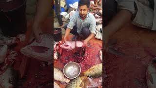 Amazing katla fish cutting skills